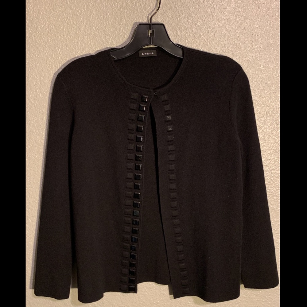 Akris Black Cardigan
